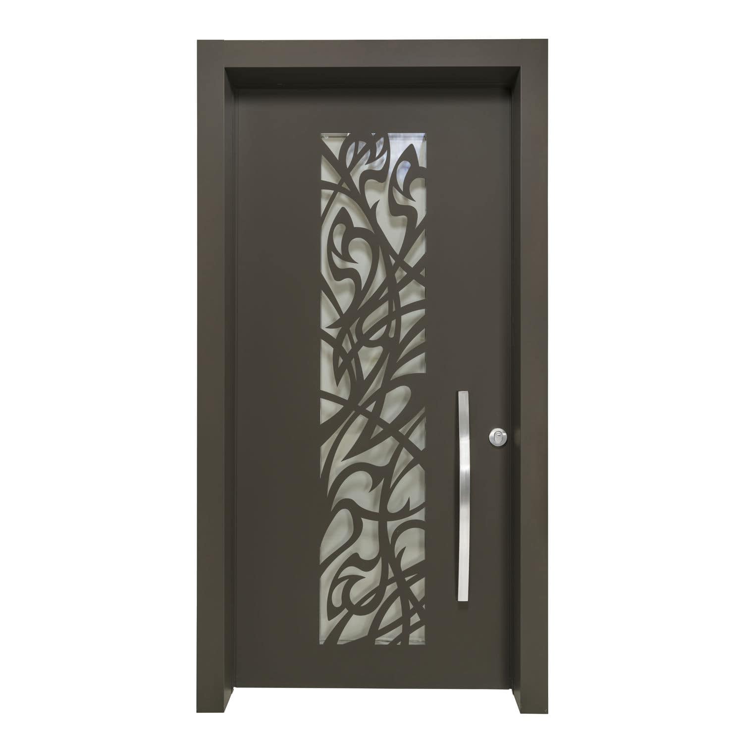 Puerta de entrada - RIVANNA - REMO Security Doors - abatible / de acero