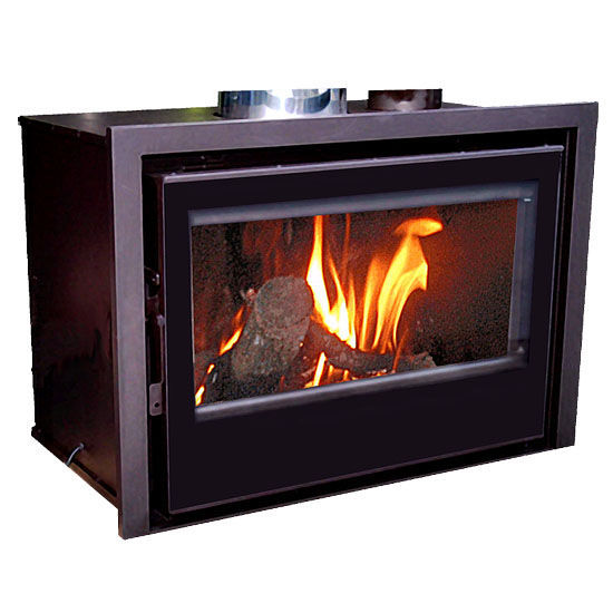 Chimenea insertable de leña - HS 749 CRYSTAL - Chimeneas Campos S.L.