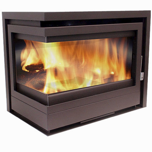 Chimenea insertable de leña / de esquina - HS 80 L DCHO - Chimeneas