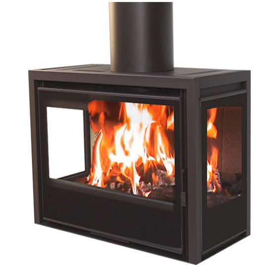 Chimenea de leña - HS 70 3 - Chimeneas Campos S.L. - contemporánea