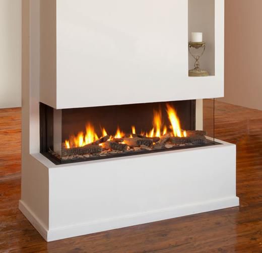 Chimenea de gas - GAS CRYSTAL 160 3 CARAS - Chimeneas Campos S.L