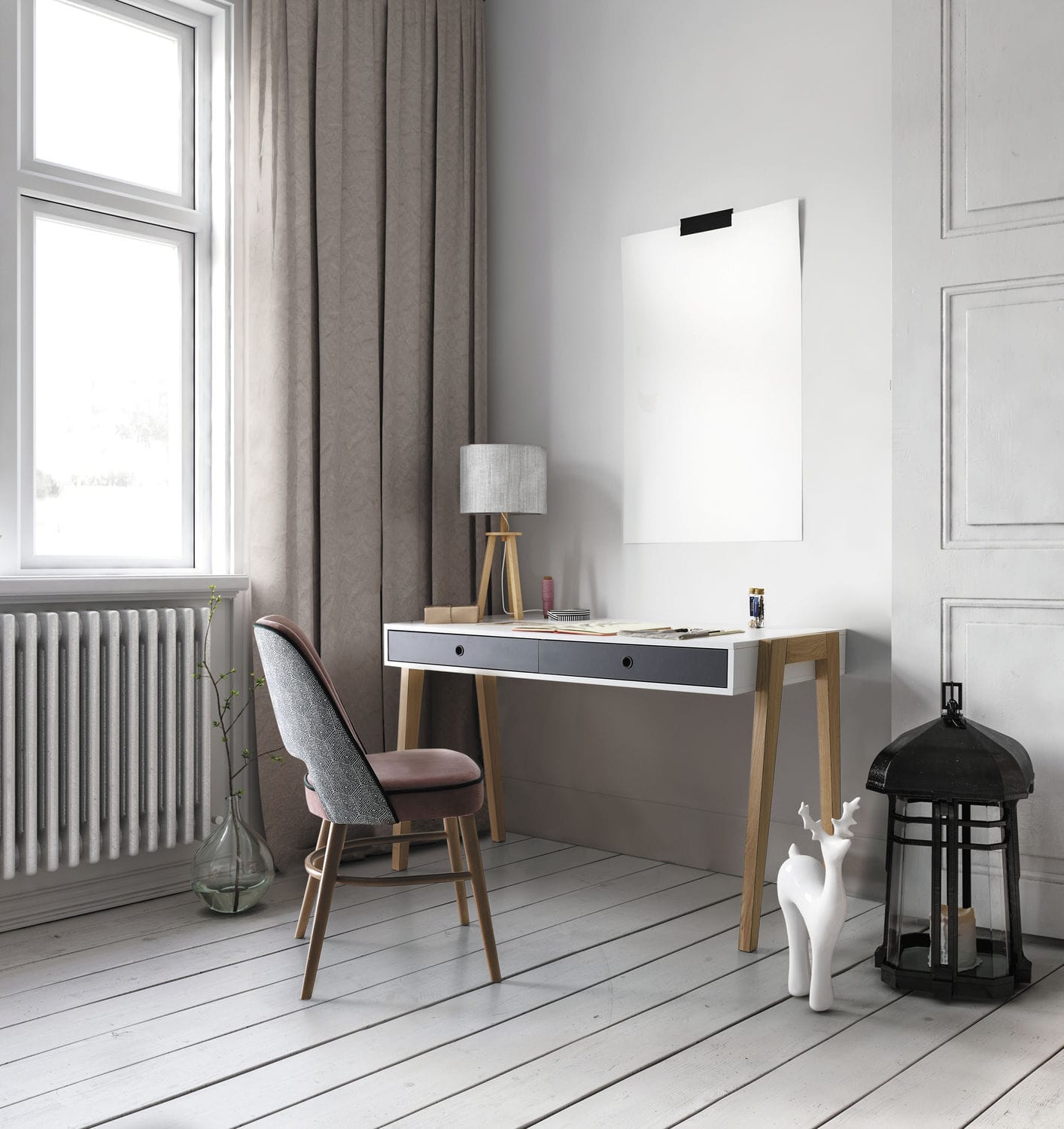 Escritorio contemporáneo - CONCEPT - Casual Home & Contract - de roble