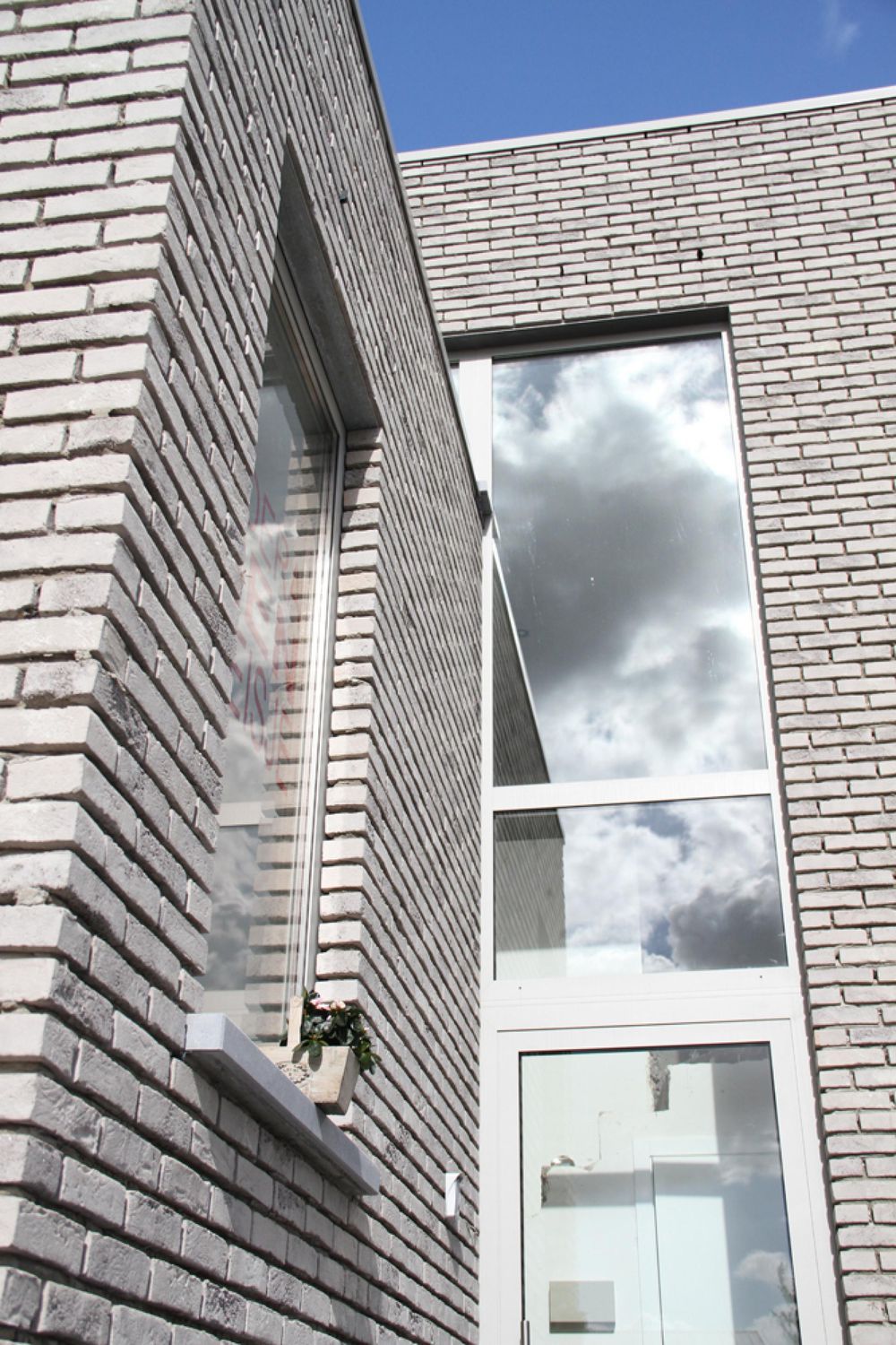 Ventana fija / de aluminio / con vidrio doble / con aislamiento térmico