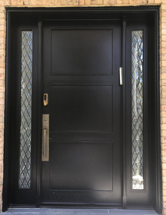 Puerta de entrada - CONTEMPORARY : CT-49 - Granddoors - de nogal