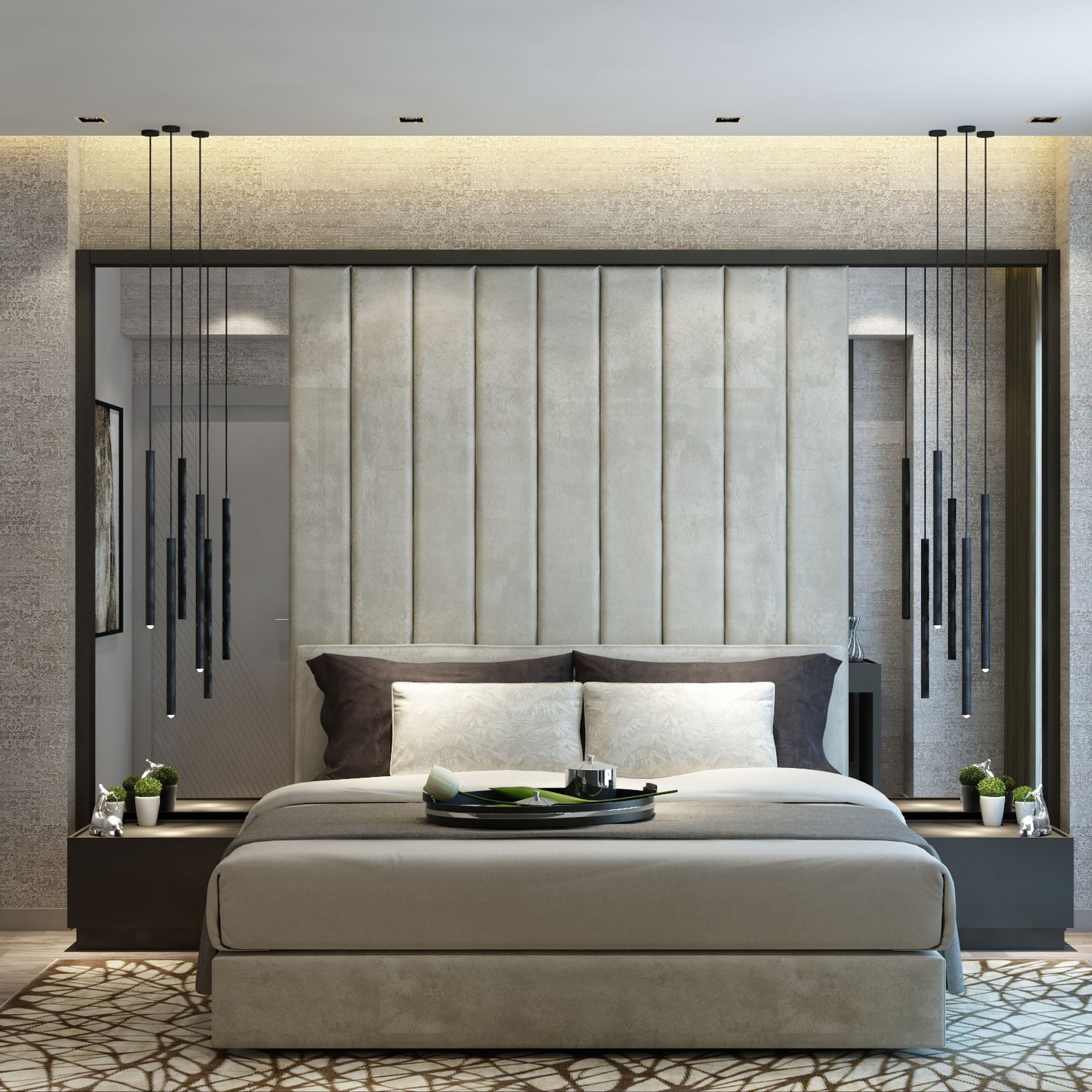 Cama abatible - Tugra Mobilya - de matrimonio / individual / de cuerpo