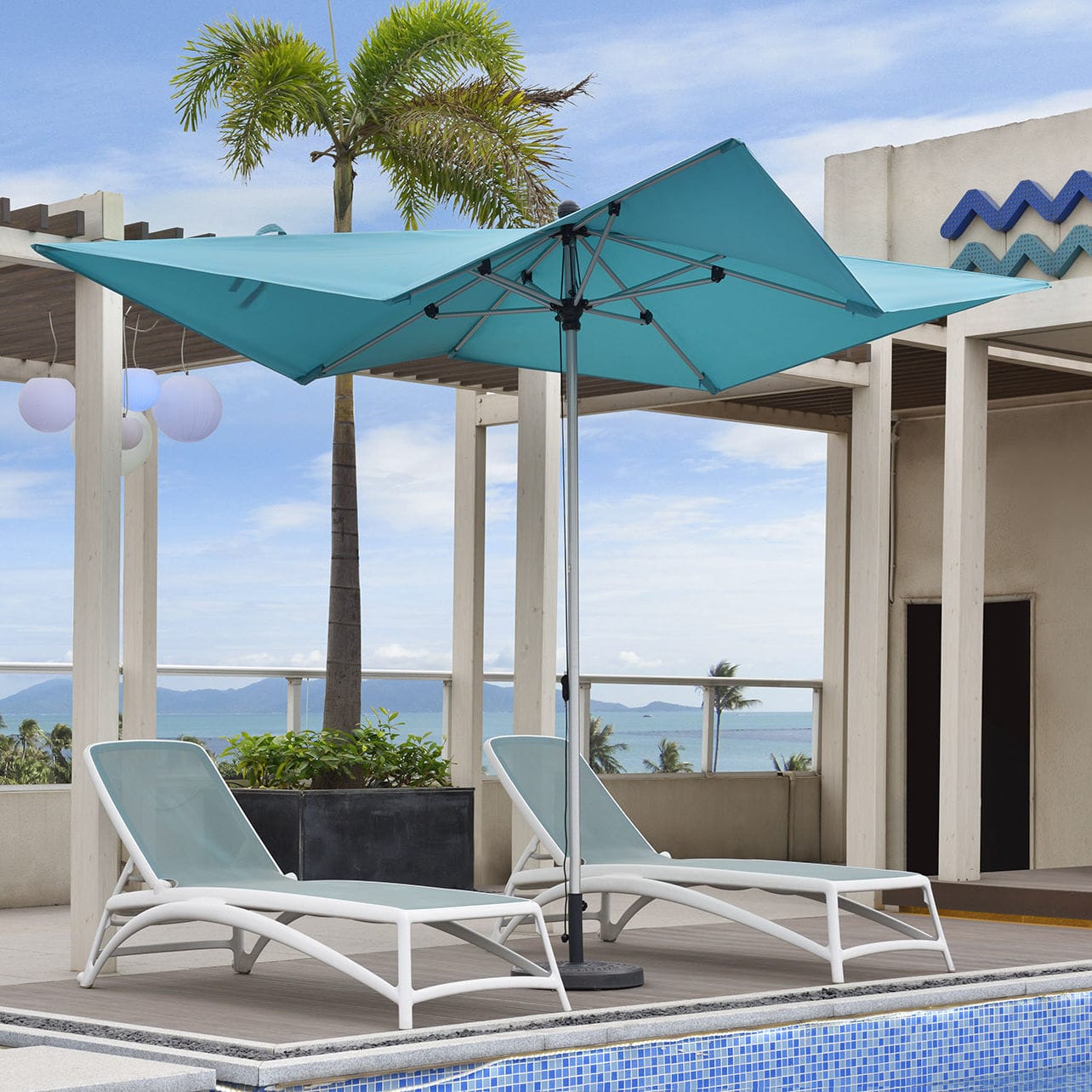 Sombrilla para el sector servicios - H-112W - Howvin outdoor furtniture