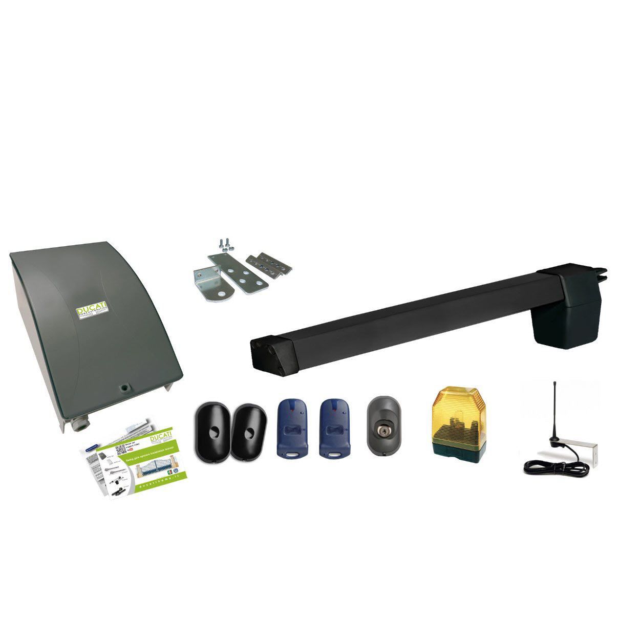 Automatización para portón abatible - HC619 PRO MONO - DUCATI HOME