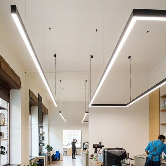 Perfil de iluminación suspendido DES Klus Design LED / sistema de