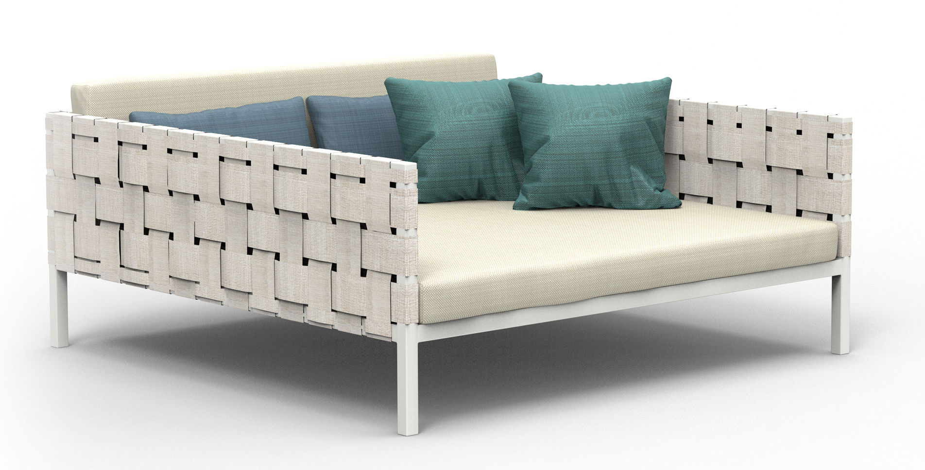 Diván contemporáneo ASTHINA SJY Outdoor Furniture Sunbrella® / de