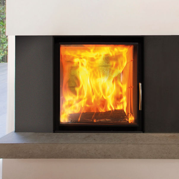 Chimenea de leña - CONCEPT 540 - BODART & GONAY - contemporánea / hogar