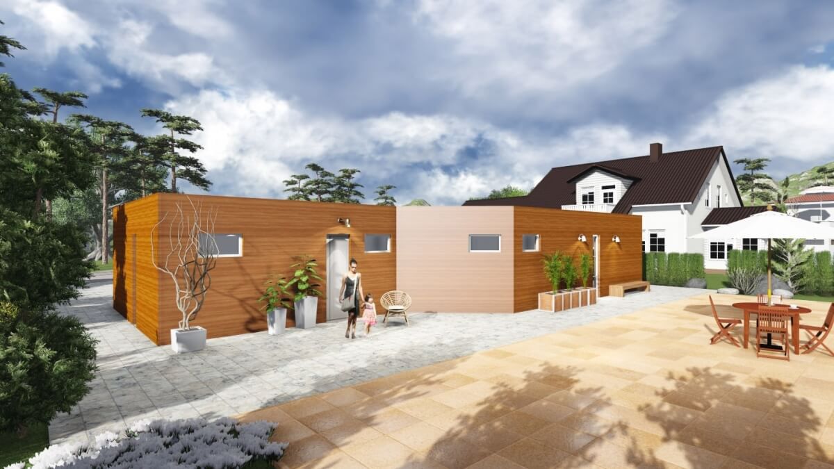 Casa prefabricada VILLINO KUMA Frame House group Sia ecológica