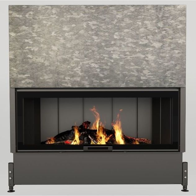 Chimenea insertable de leña - CLOUD 130 R - Cheminées de Chazelles