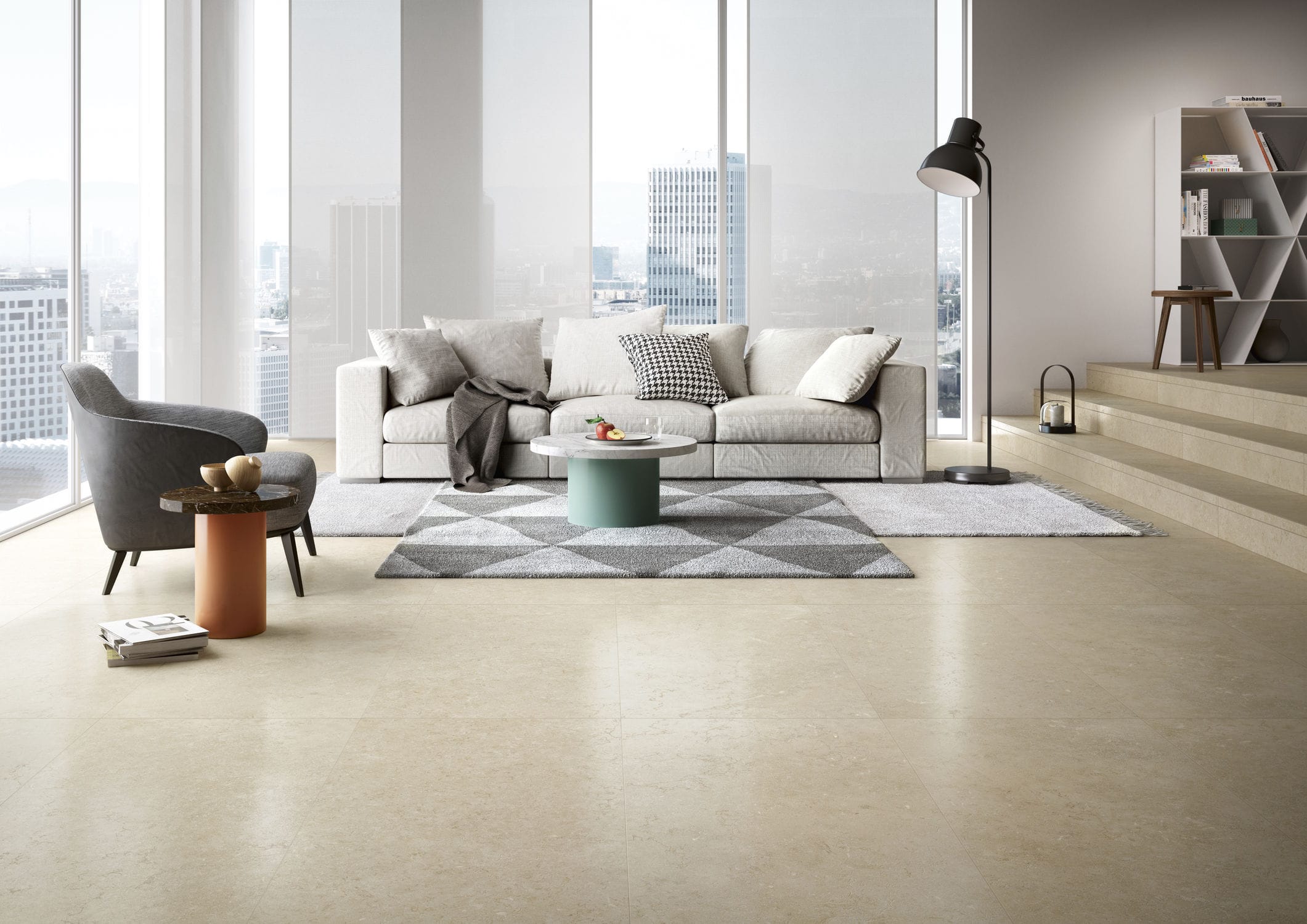 Baldosa de interior / de exterior / de suelo / de gres porcelánico