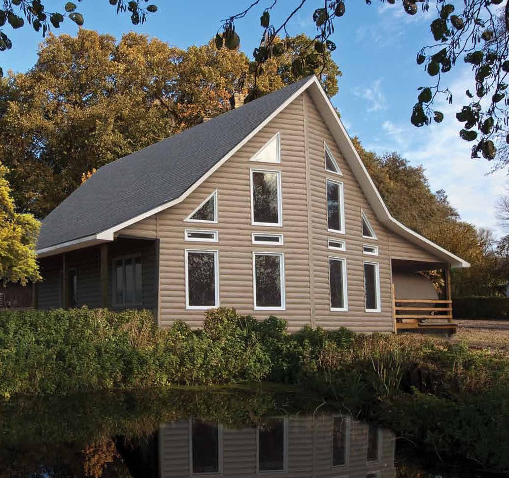 Revestimiento de fachada de vinilo - MONTEBELLO™ - KAYCAN - de ajuste