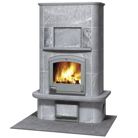 Estufa de leña - TU1450/2 - TULIKIVI - tradicional / de esteatita