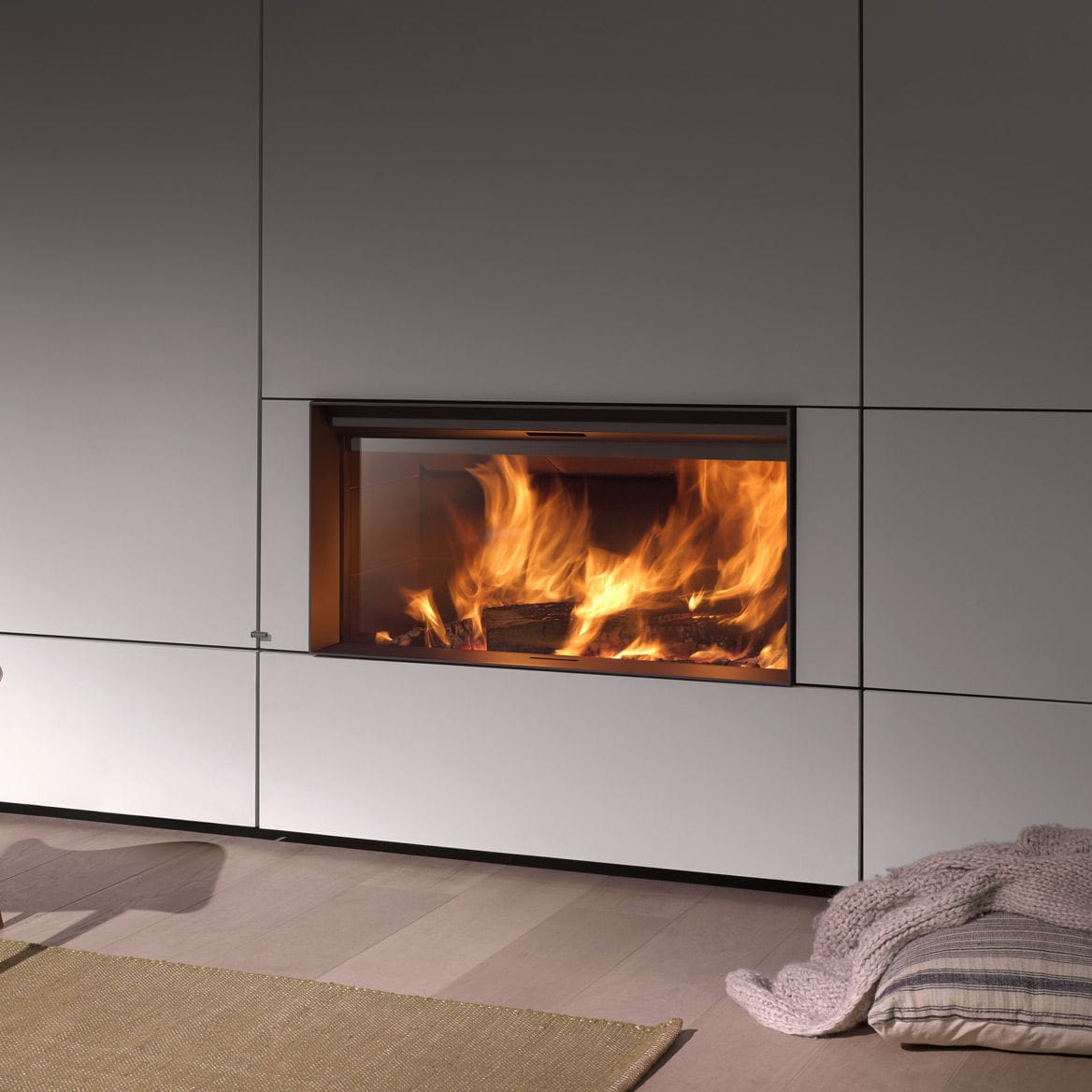 Chimenea insertable de leña - 22-110 - Stûv - a medida