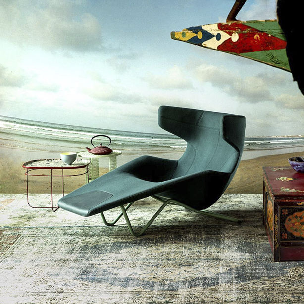 Chaise longue contemporánea Take a Line For a Walk MOROSO de