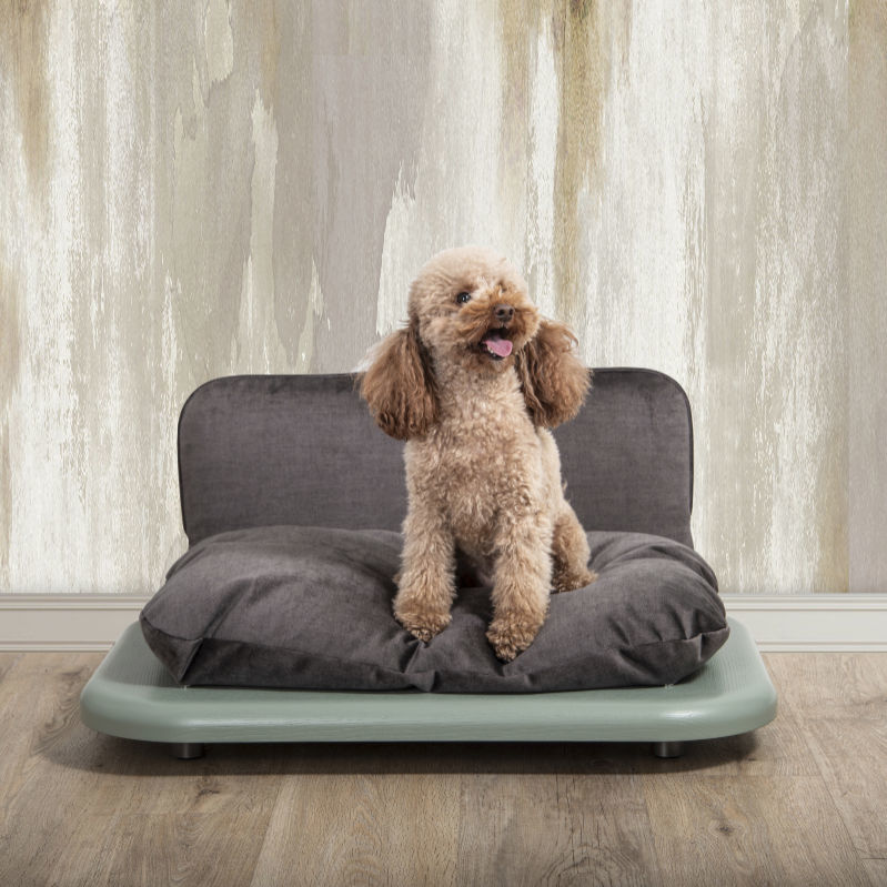 MERCURY TEXTIL- Sofá, Cesta,Cama Comoda Para Perros,Gatos Y Mascotas, Con Relleno De Fibras Super Suave,Resistente Al Desgaste Y Duradero (Grande, Azul