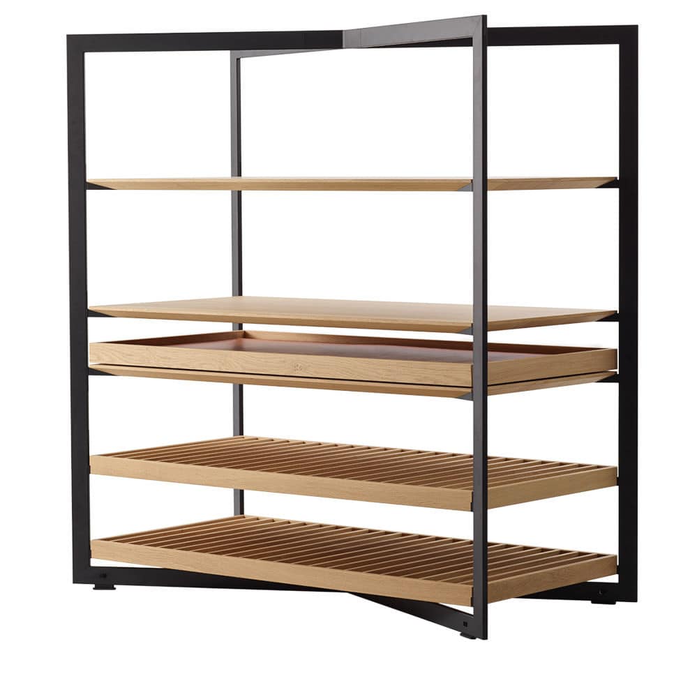 Estantería contemporánea - Bulthaup - de roble / de metal