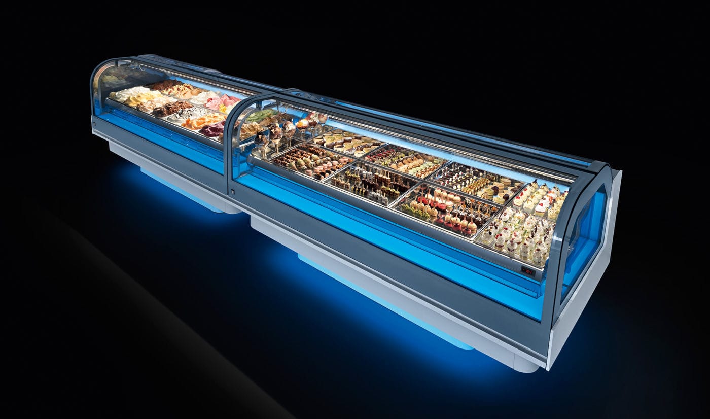 Vitrina Refrigerada Mostrador - CLOUD - IFI - Con Luz / Para Helados ...