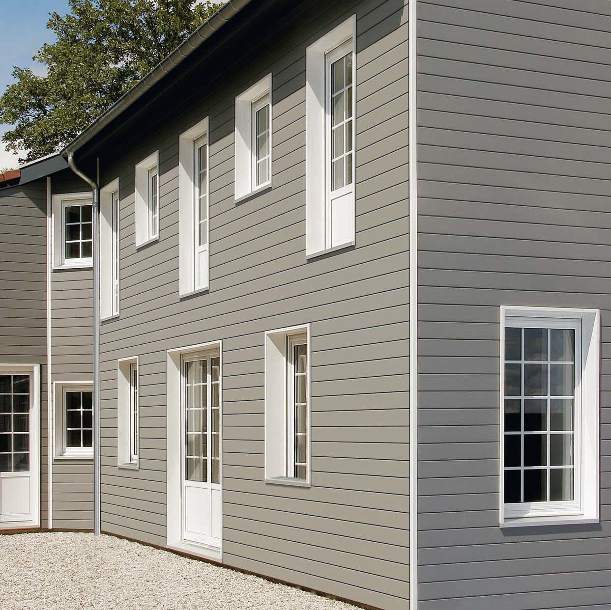 Revestimiento de fachada en láminas - SELEKTA - WERZALIT - de madera