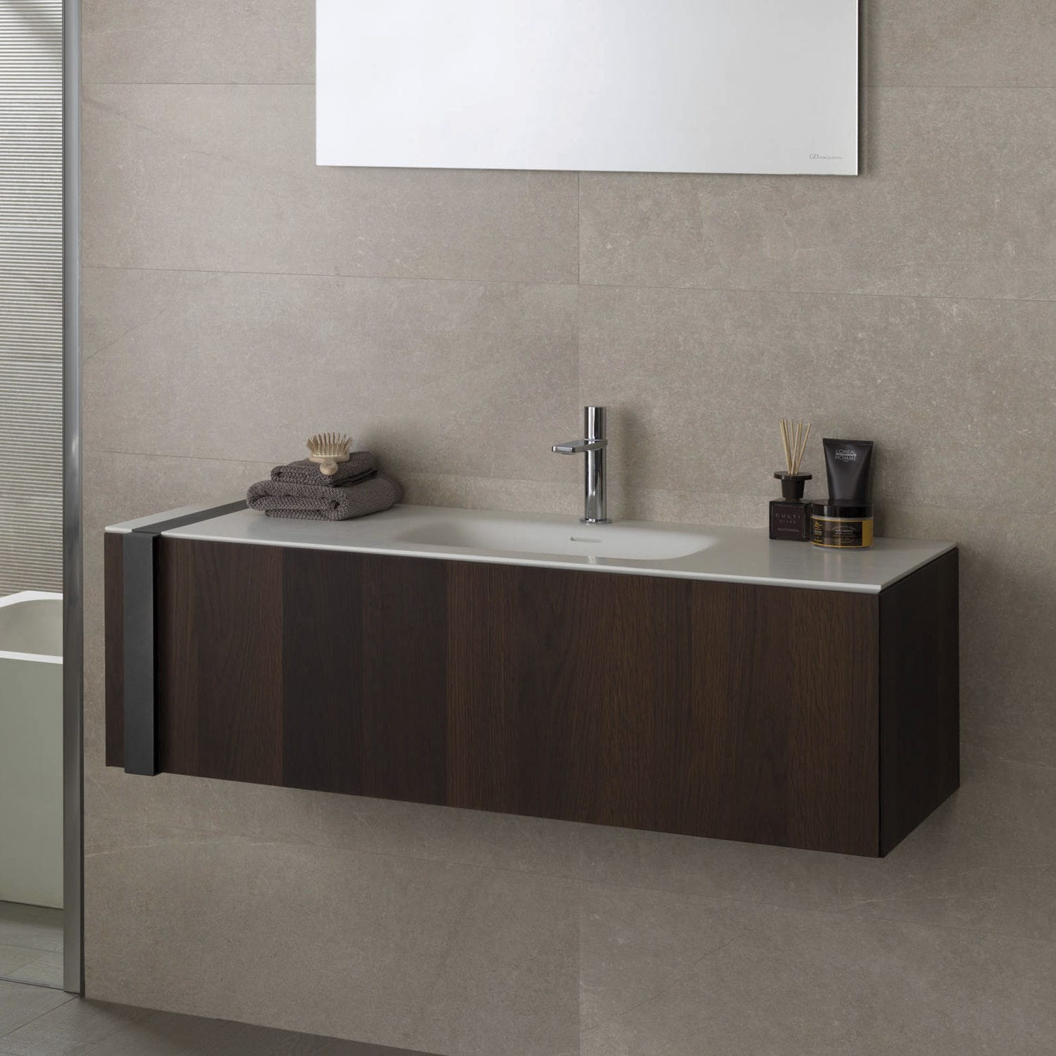 Mueble de lavabo suspendido - LEAF - GAMADECOR – PORCELANOSA Grupo - de