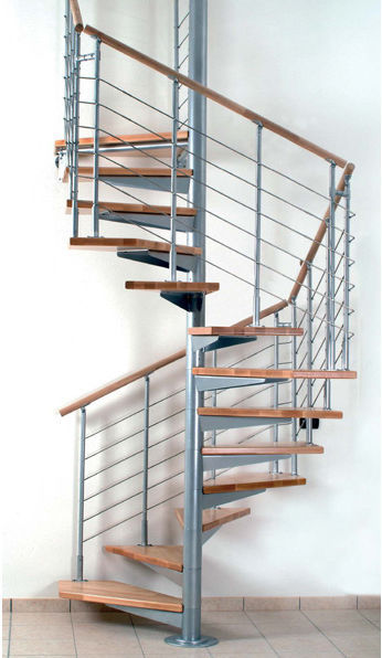 Escalera de caracol cuadrada - SYSTEM QUADRATO - Atrium - estructura de