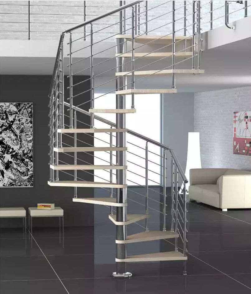 Escalera de caracol - DIABLE - Mobirolo - estructura de metal / con