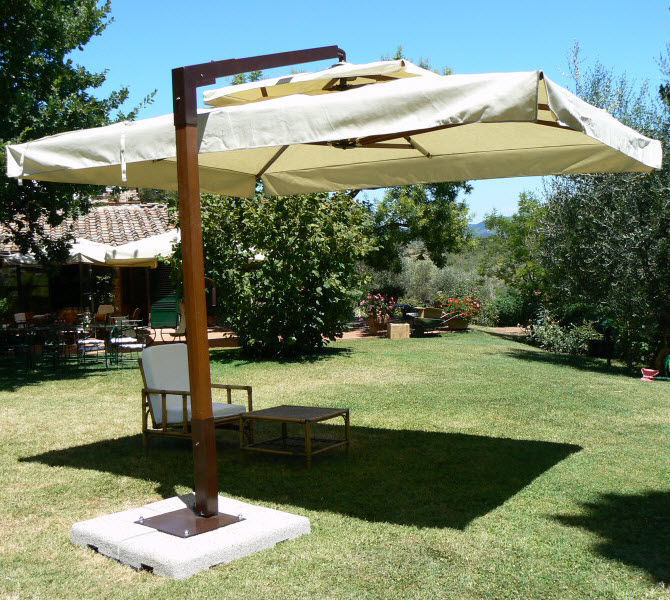 Sombrilla cuadrada TALENTO Edengarden Patio Umbrellas orientable