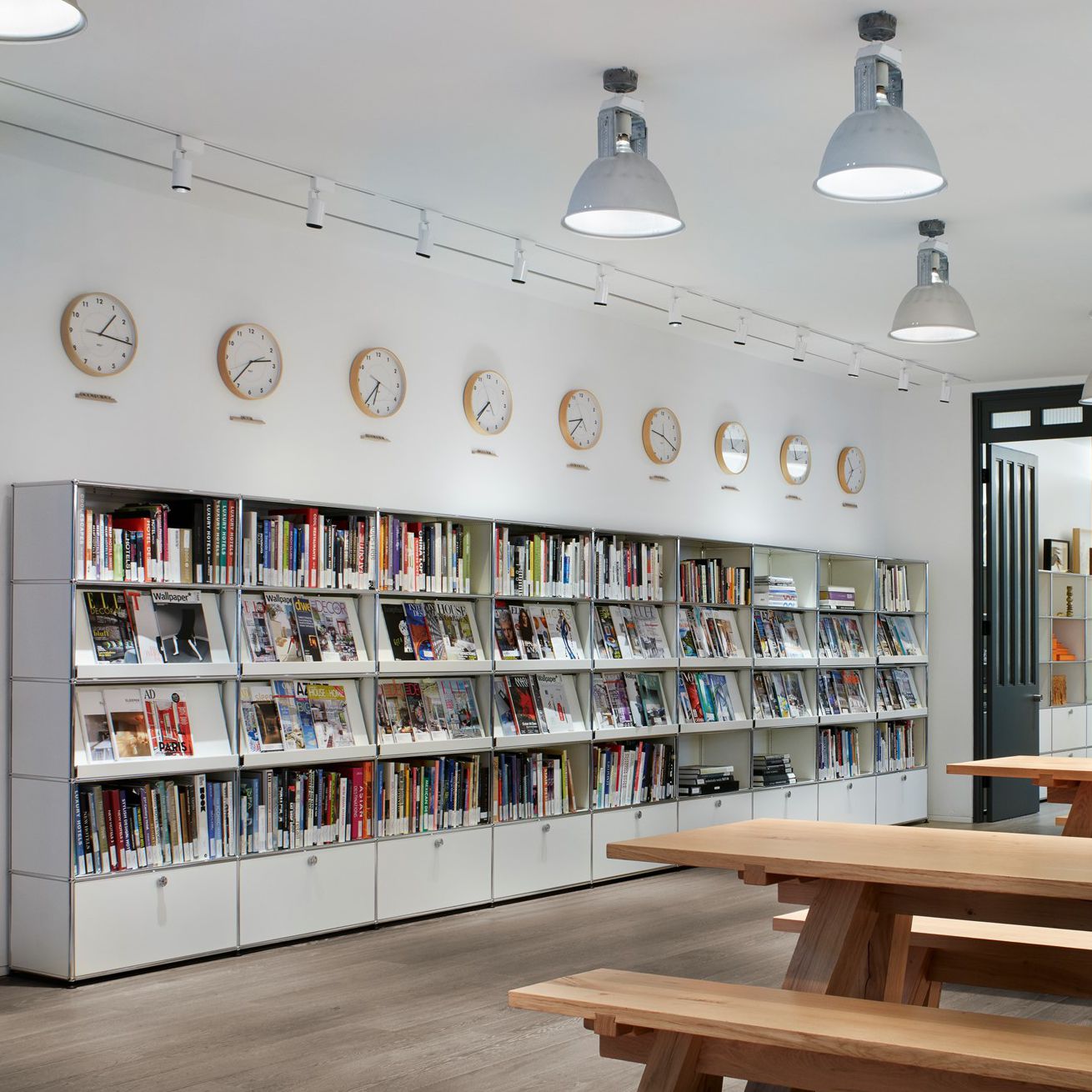 Biblioteca contemporánea - HALLER - USM Modular Furniture - para