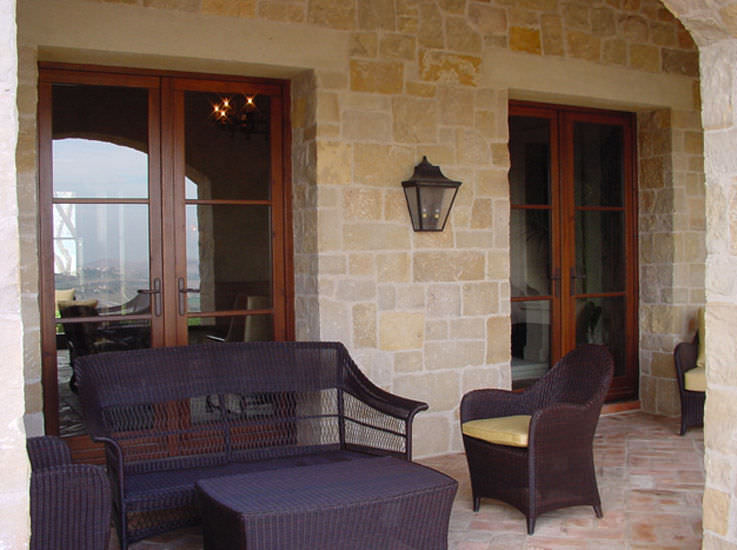 Puerta-ventana abatible - Albertini Windows - de madera