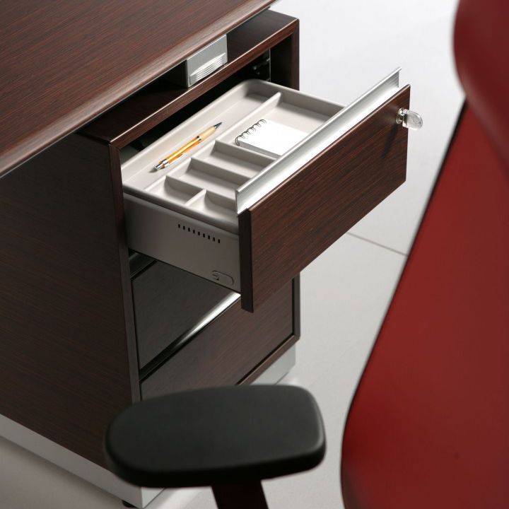 Cajonera de oficina de madera FD205 Arlex de metal / con 3