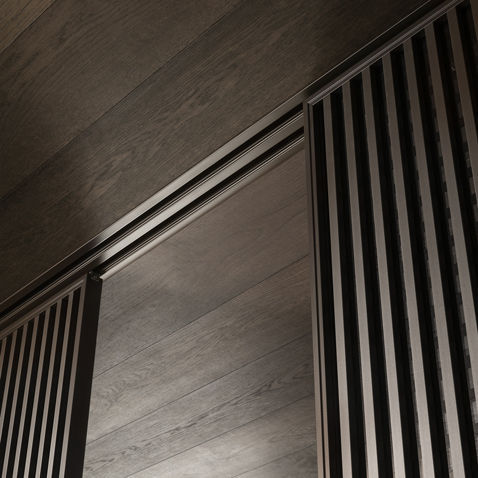 Puerta de interior - DAIMON - RIMADESIO - corredera / de vidrio