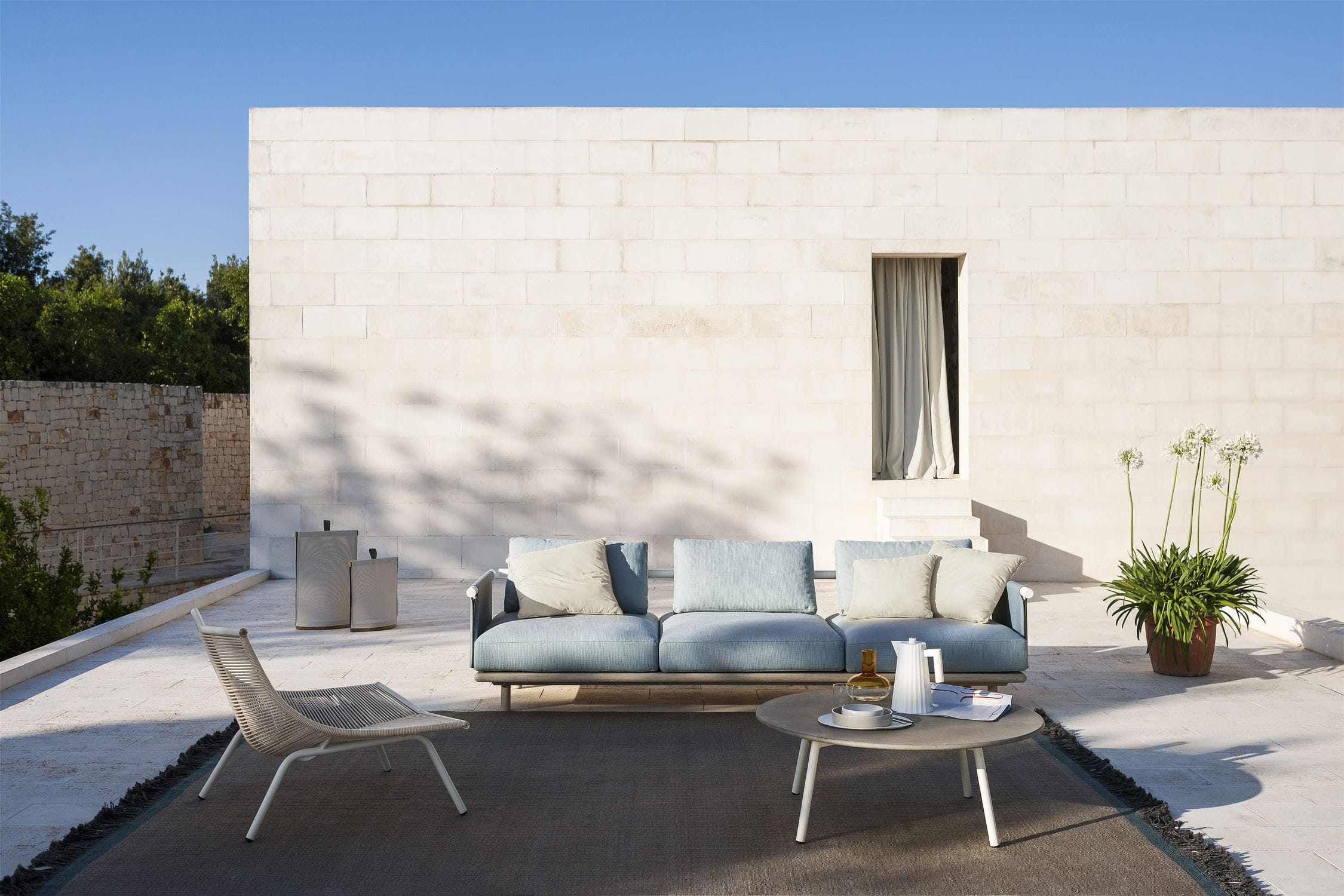 Sofá de jardín / modular / contemporáneo / para terraza - EDEN - RODA