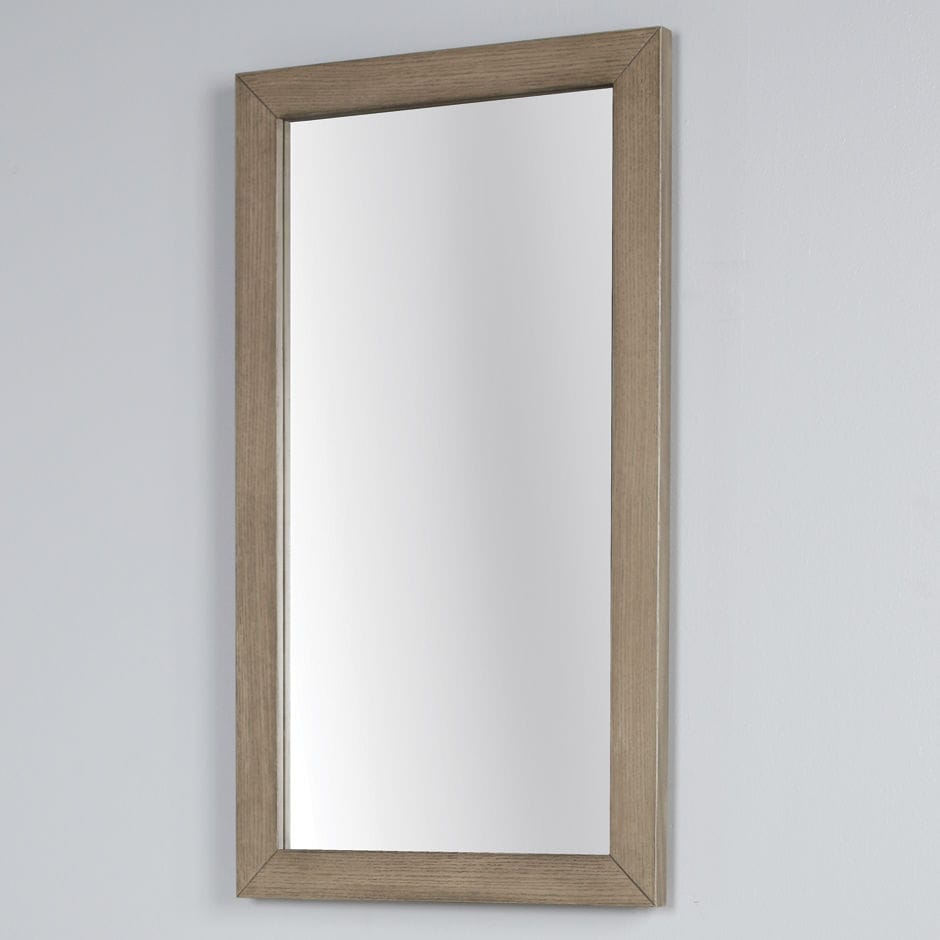 Espejo para baño de pared / moderno / rectangular / de metal