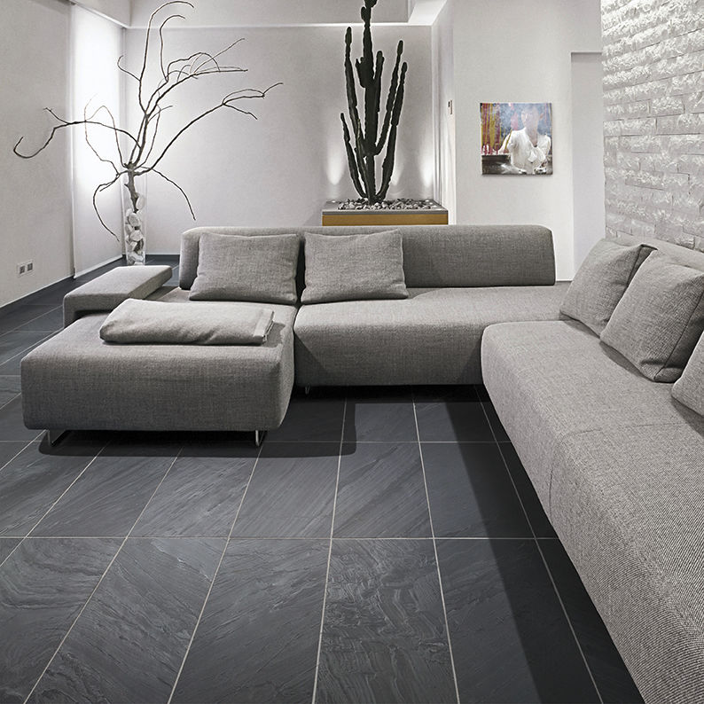 Baldosa de interior - ANTHRACITE GREY PHYLLITE - CUPA STONE - de