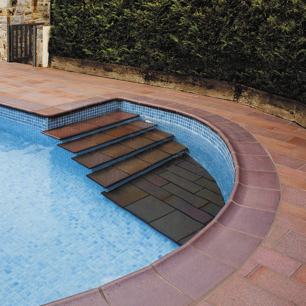 Baldosa para piscina - LAVA - TERRAKLINKER - Gres de Breda - de jardín