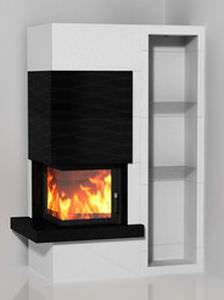 Chimenea de leña - STUDIO 10.45.25.2 - Hark GmbH & Co. KG