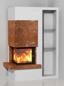 Chimenea de leña - STUDIO 10.45.25.2 - Hark GmbH & Co. KG