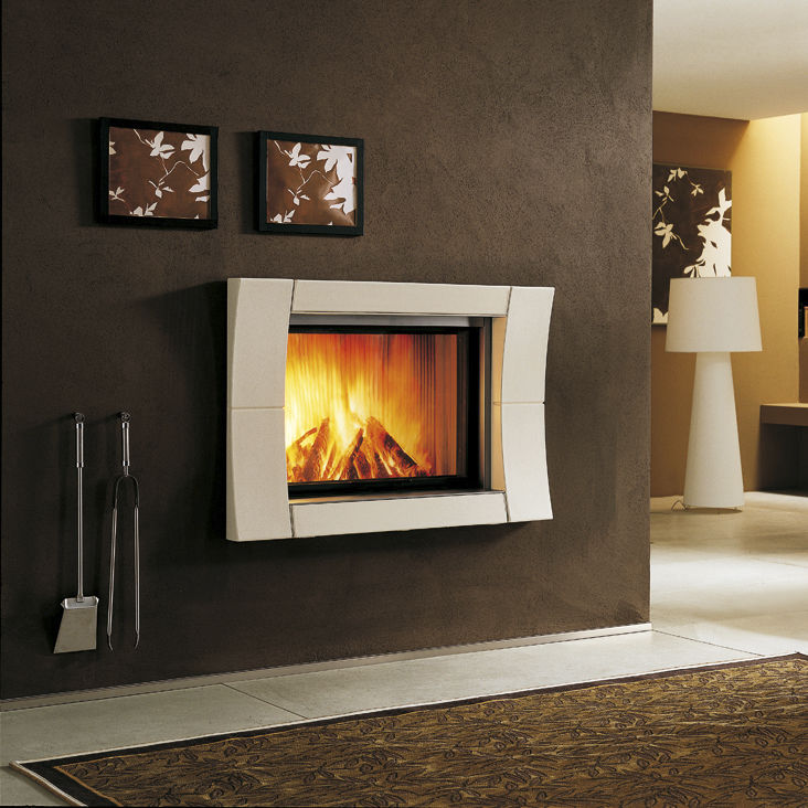 Revestimiento de chimenea contemporáneo - ACADEMY - Piazzetta - de