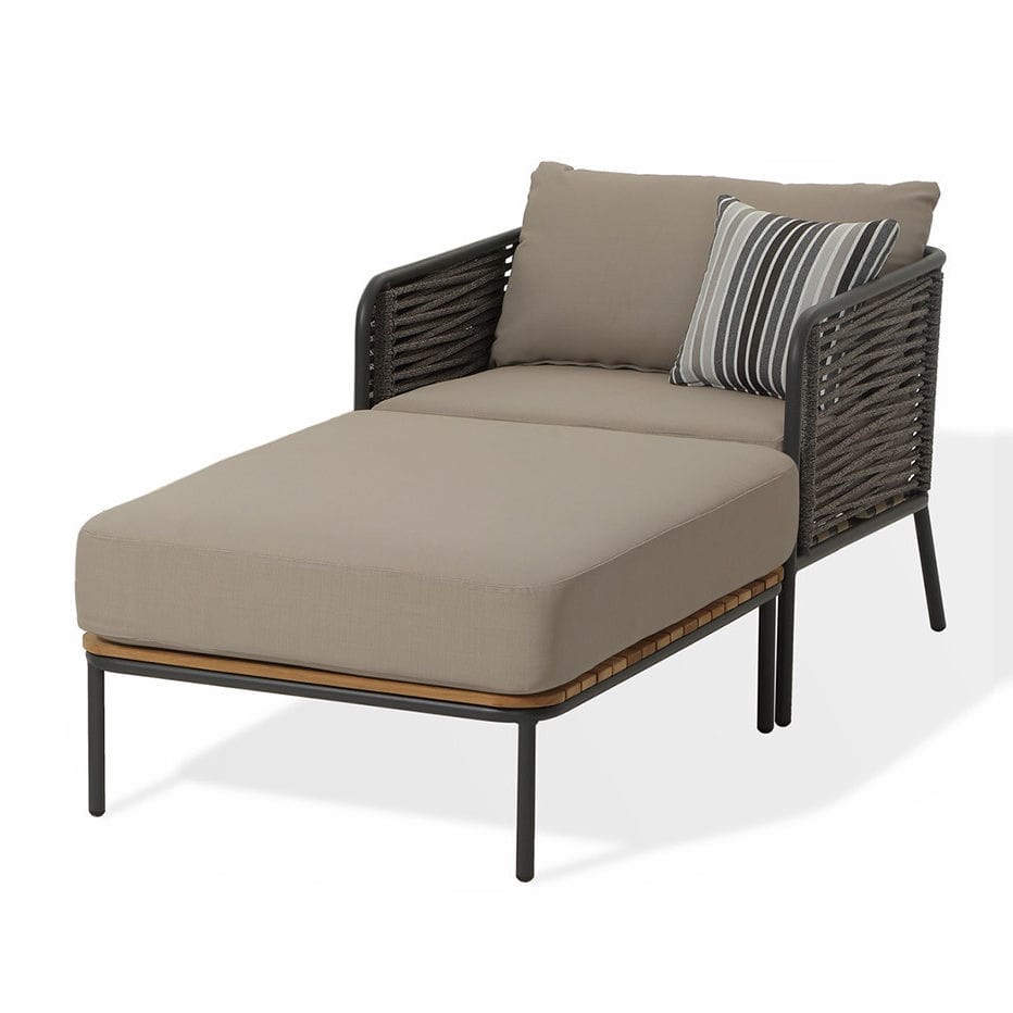 Chaise longue contemporánea CORTINA DRIGANI SRL de Textilene