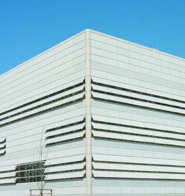 Celosía con lamas de tejido - SHADOTEX - COLT - para fachada / para