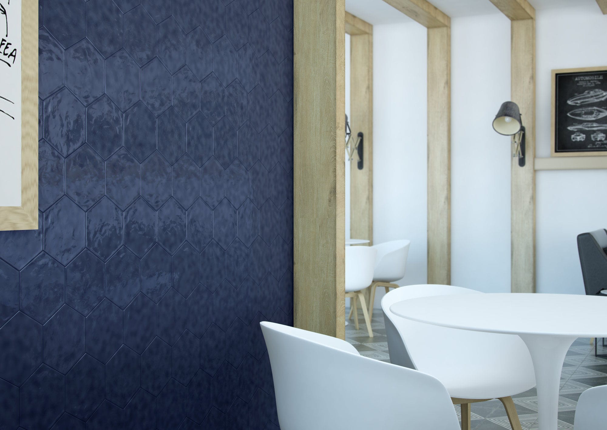 Baldosa de interior - FS DAMERO - PERONDA CERAMICAS - de suelo / de