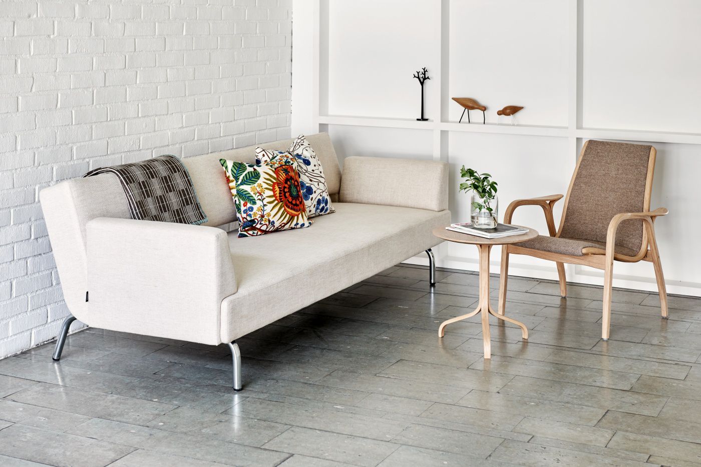 Sofá cama / contemporáneo / de tejido / 3 plazas JUST Swedese Möbler