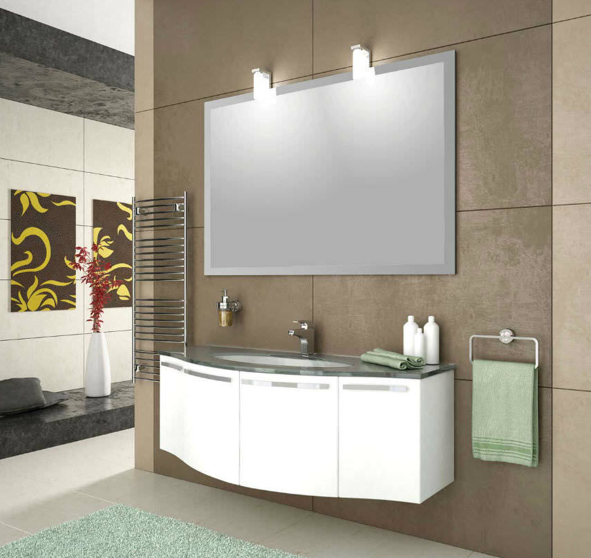 Mueble de lavabo suspendido - FORM 1 - ARTE BAGNO VENETA - de PVC