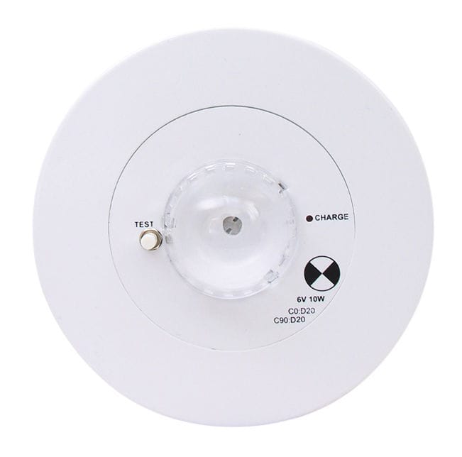 Iluminación de emergencia empotrable Clipsal redonda / LED