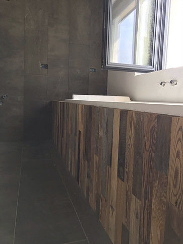 Revestimiento de pared de madera - FIR I PATINA MOSAIC (SQUARES