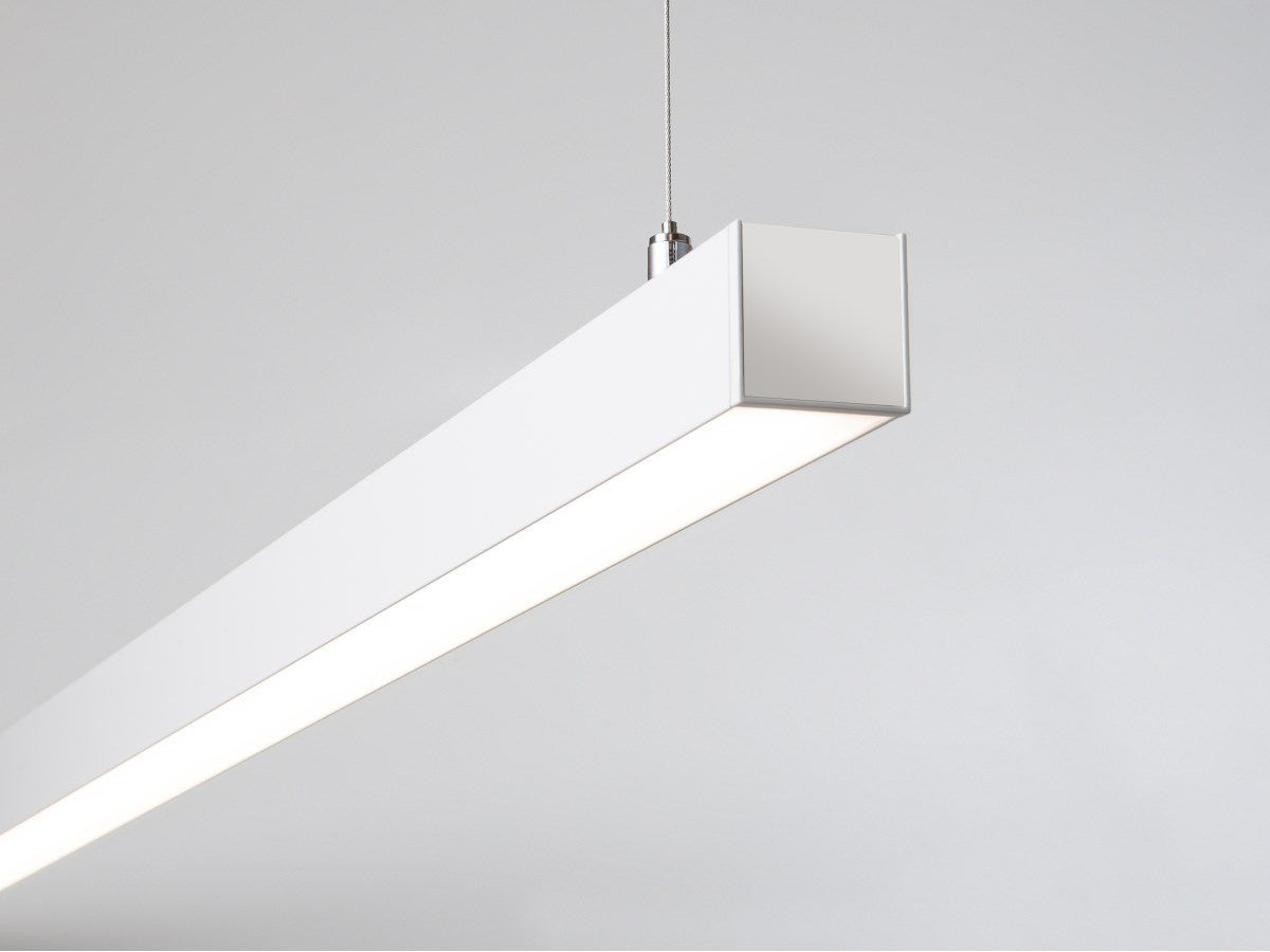 Luminaria suspendida / LED / lineal / de aluminio extruido RIDE