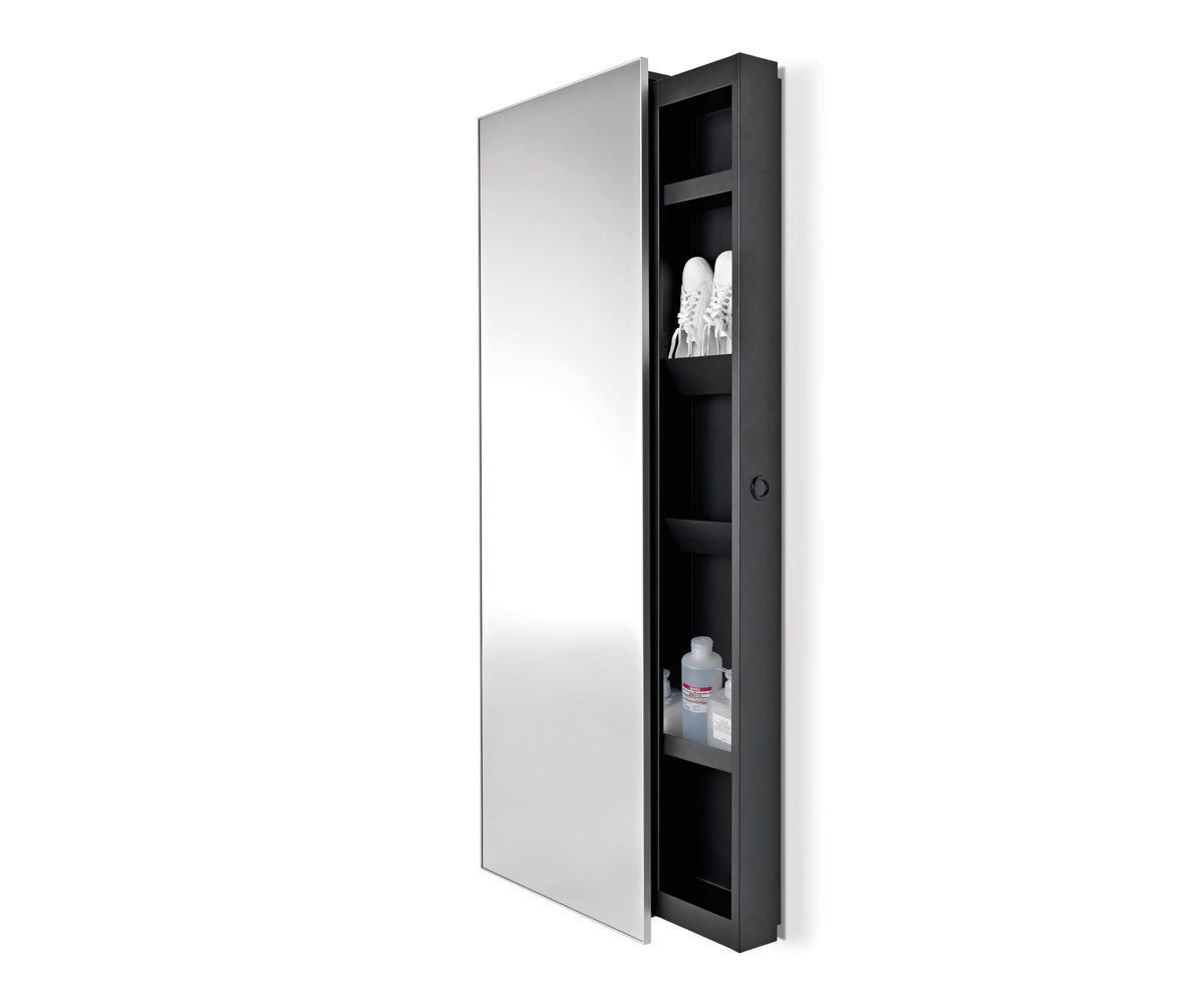 Mueble de baño con espejo - BACKSTAGE - HORM - de pared