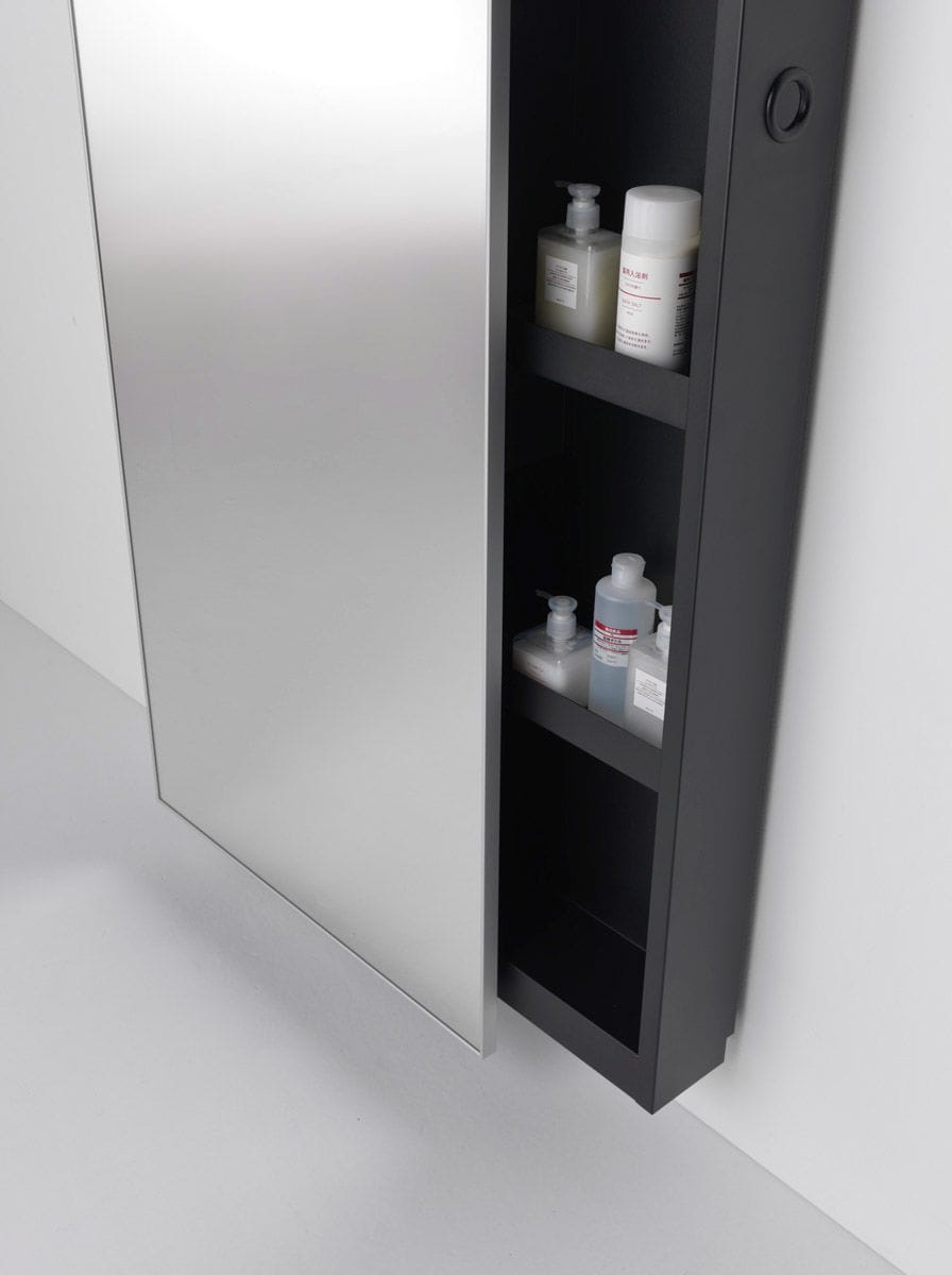 Mueble de baño con espejo - BACKSTAGE - HORM - de pared